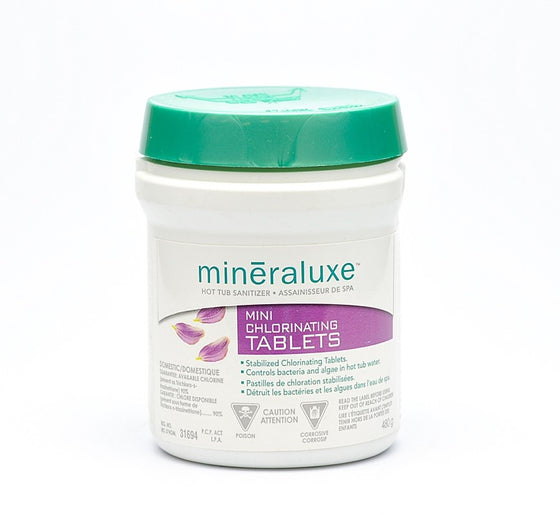 Mini pastilles de chlorination Mineraluxe